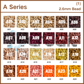 Creait Refill Fuse Beads - 1000ct A Series Colors (2.6mm Beads)