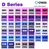 Creait Refill Fuse Beads - 1000ct D Series Colors (2.6mm Beads)