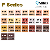 Creait Refill Fuse Beads - 1000ct F Series Colors (2.6mm Beads)