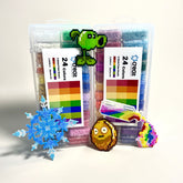 Creait 48-Color Beginner Set - 2.6mm Mini Fuse Bead 48,000 Beads