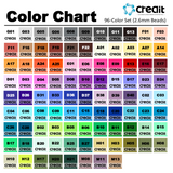 Creait 96-Color Basic Player Set - 2.6mm Mini Fuse Bead 96,000 Beads