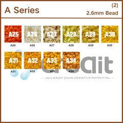 Creait Refill Fuse Beads - 1000ct A Series Colors (2.6mm Beads)