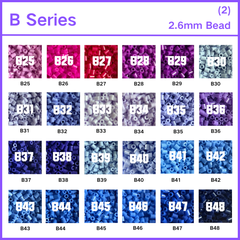 Creait Refill Fuse Beads - 1000ct B Series Colors (2.6mm Beads)