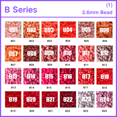 Creait Refill Fuse Beads - 1000ct B Series Colors (2.6mm Beads)