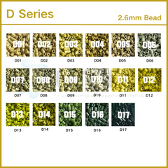Creait Refill Fuse Beads - 1000ct D Series Colors (2.6mm Beads)
