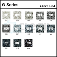 Creait Refill Fuse Beads - 1000ct G Series Colors (2.6mm Beads)