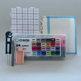 Creait 24-Color Trial Set - 2.6mm Mini Fuse Bead 24,000 Beads