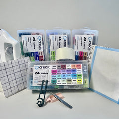 Creait 96-Color Basic Player Set - 2.6mm Mini Fuse Bead 96,000 Beads