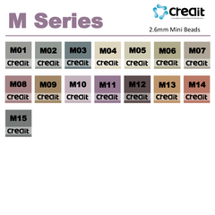 Creait Refill Fuse Beads - 1000ct M Series Colors (2.6mm Beads)