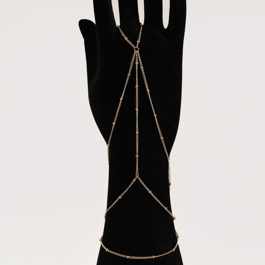 Creative bead chain back chain