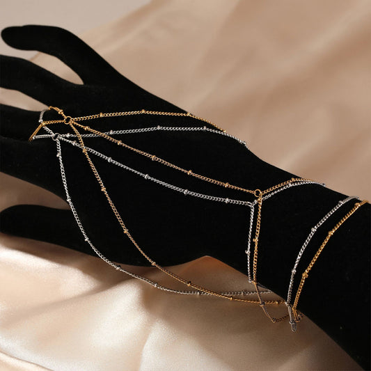 Creative bead chain back chain