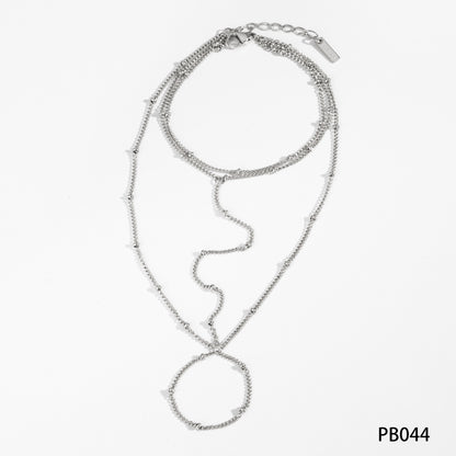 Creative bead chain back chain