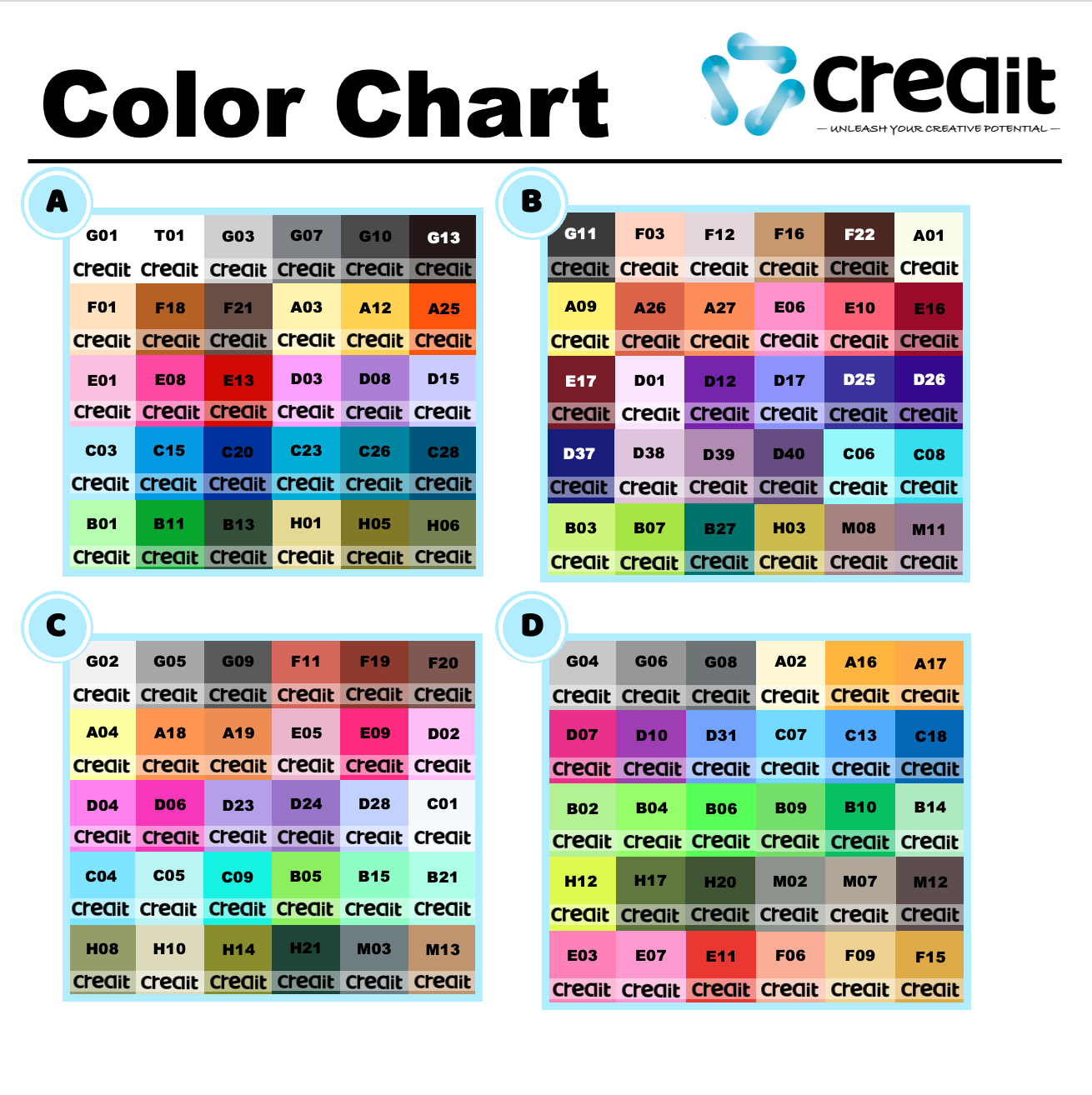 Creait 120-Color Beginner Set - 2.6mm Mini Fuse Bead 60,000 Beads