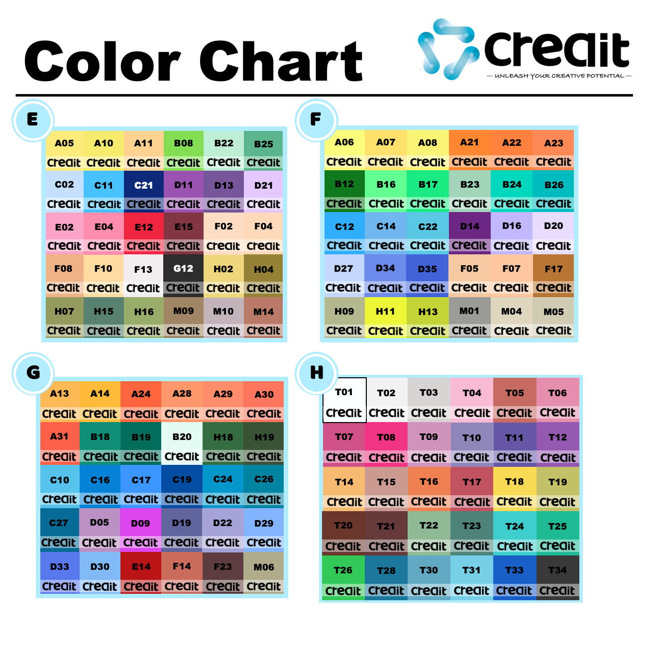 Creait 120-Color Beginner Set - 2.6mm Mini Fuse Bead 60,000 Beads